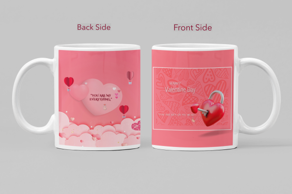 Red Heart Key_Coffee Mug - Image 5