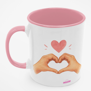 Heart Design Coffee Mug